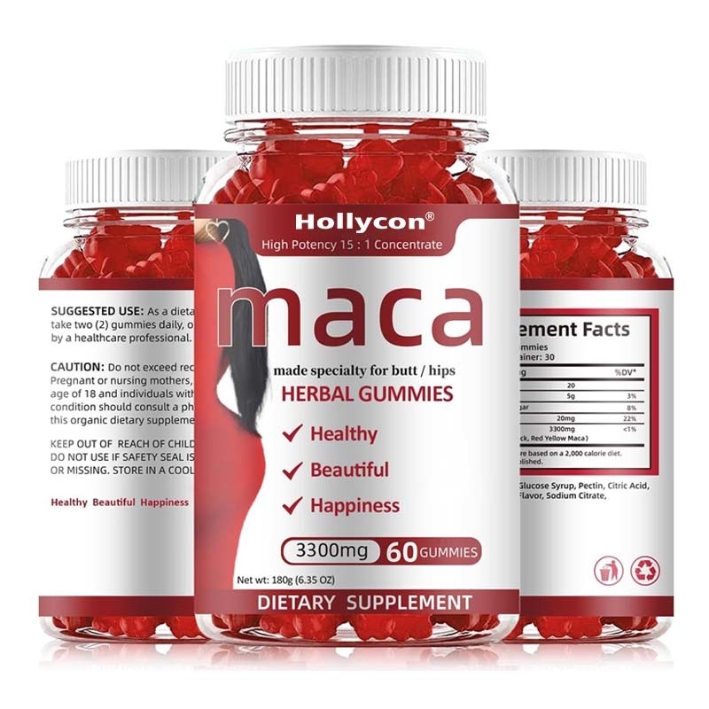 OEM Energy Mood Immune Support and Hormone Balance for Women Maca Root Gummies