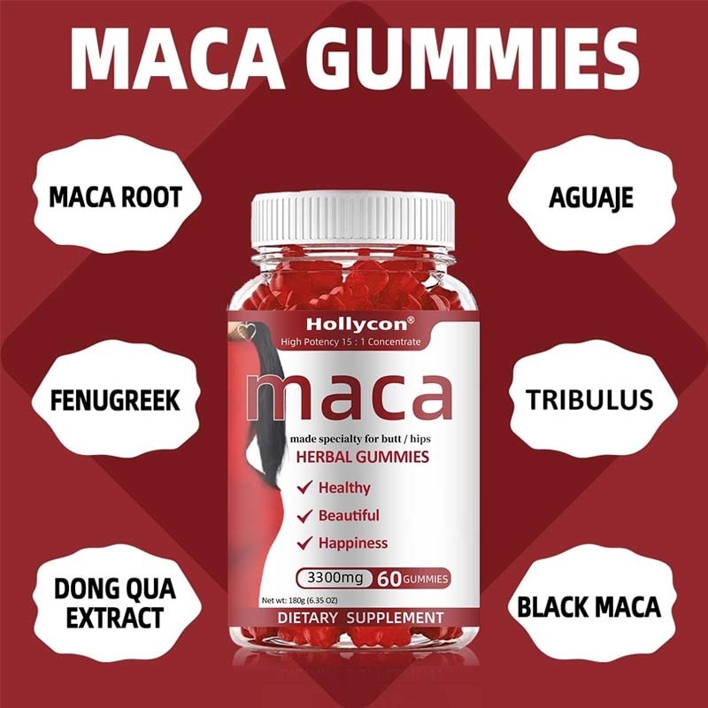 OEM Energy Mood Immune Support and Hormone Balance for Women Maca Root Gummies