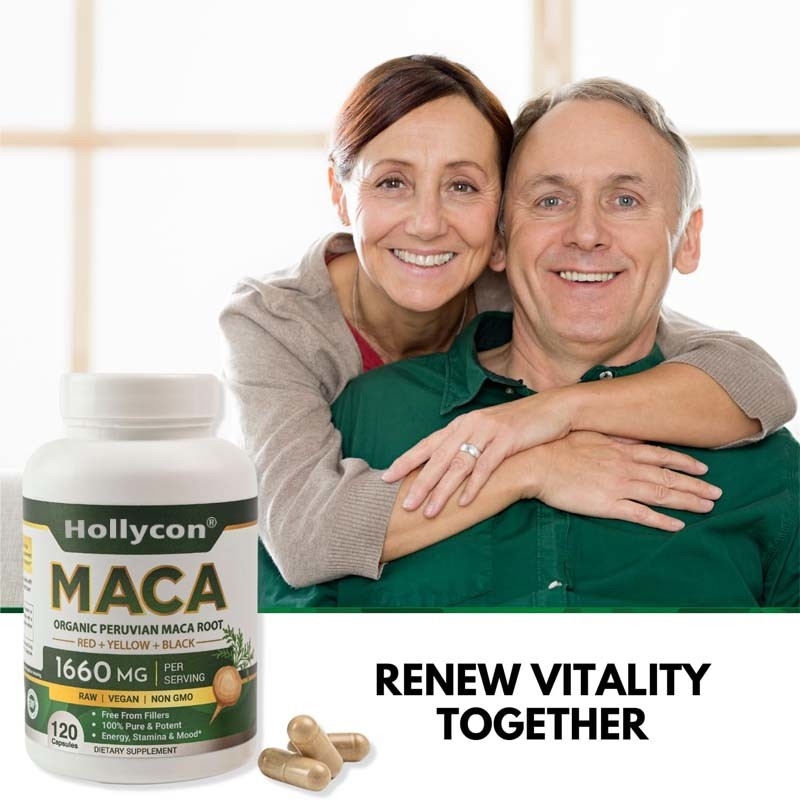 OEM Hormone Balance Organic Maca Root Capsules for Women & Men Maca Root Capsules