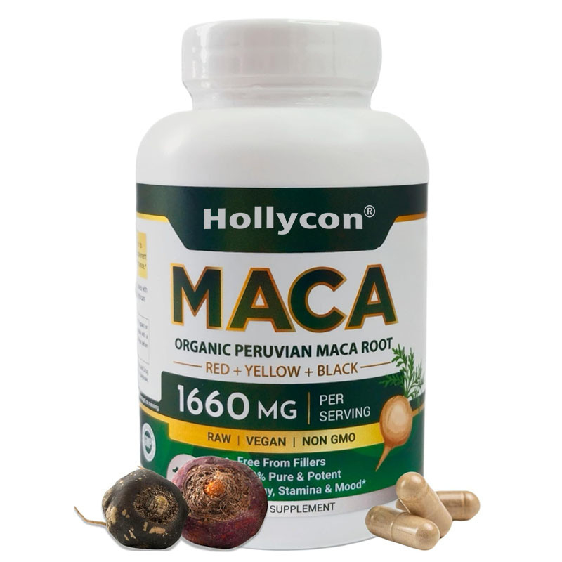 OEM Hormone Balance Organic Maca Root Capsules for Women & Men Maca Root Capsules
