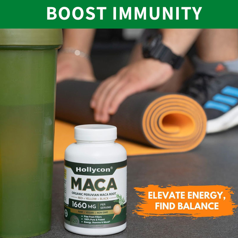 OEM Hormone Balance Organic Maca Root Capsules for Women & Men Maca Root Capsules