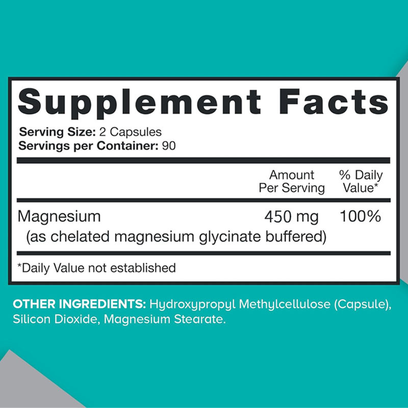 OEM High Absorption Bone Muscle Health Dietary Magnesium for Adults Magnesium Capsules