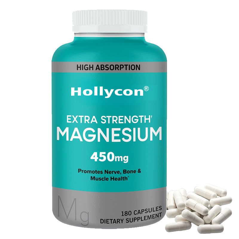 OEM High Absorption Bone Muscle Health Dietary Magnesium for Adults Magnesium Capsules