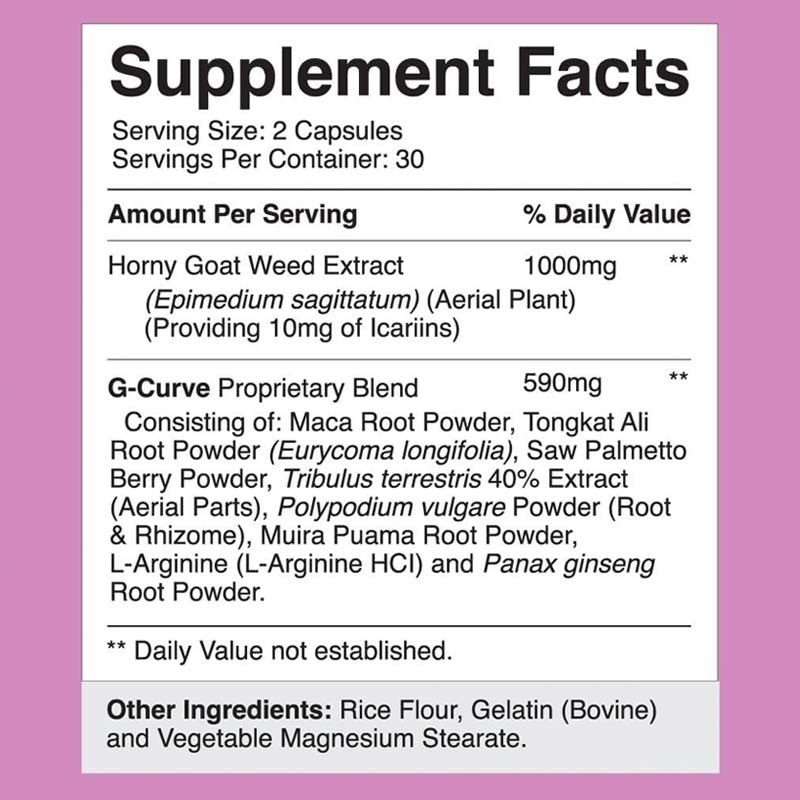 Wholesales Herbal Horny Goat Weed for Women Breast and Butt Enhancer Capsules