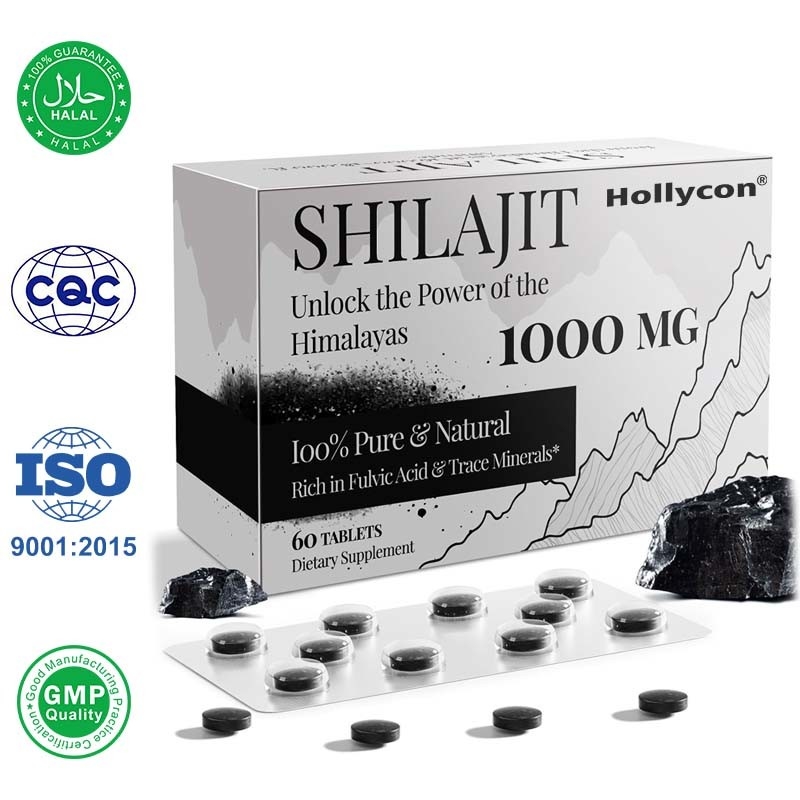 Shilajit Tablets Energy Immune Support Organic Shilajit for Men and Women