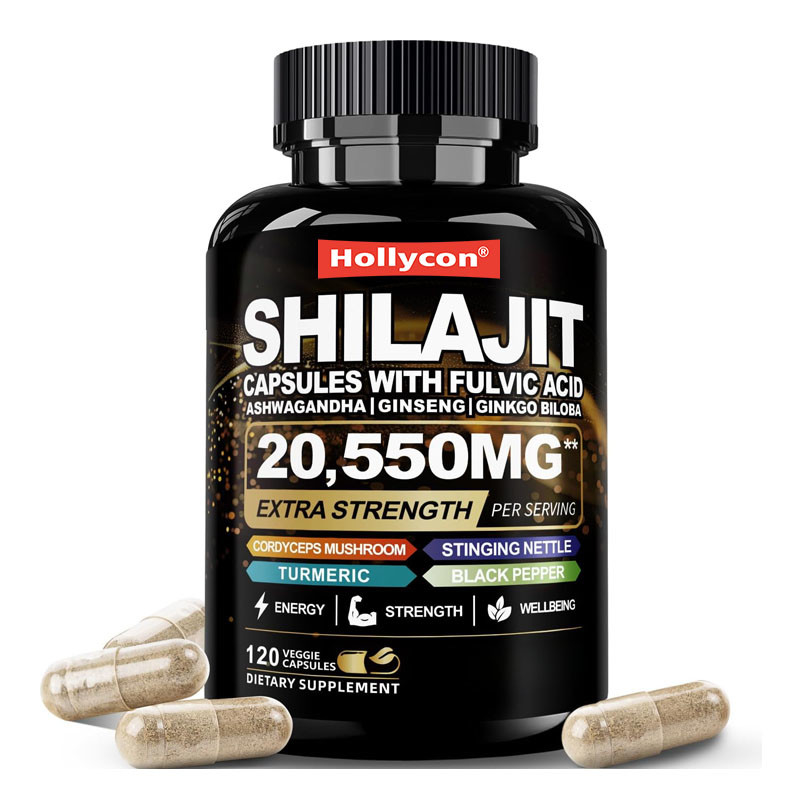 Shilajit Capsules 85+ Trace Minerals Energy And Immune Support For Men And Women