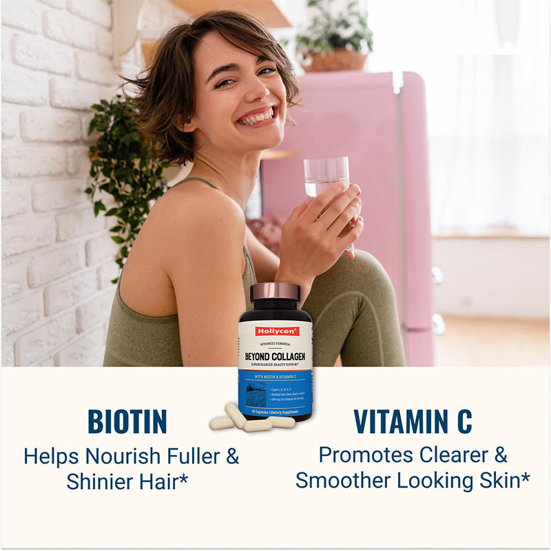 Multi Collagen Capsules Types I II III V X Vitamin Supplement For Hair Skin Nails