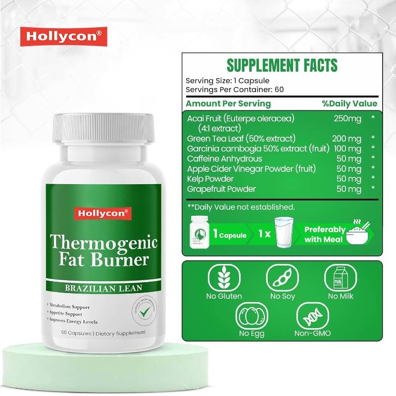 Fat Burner Capsules For Weight Loss Natural Slimming Capsules For Weight Control