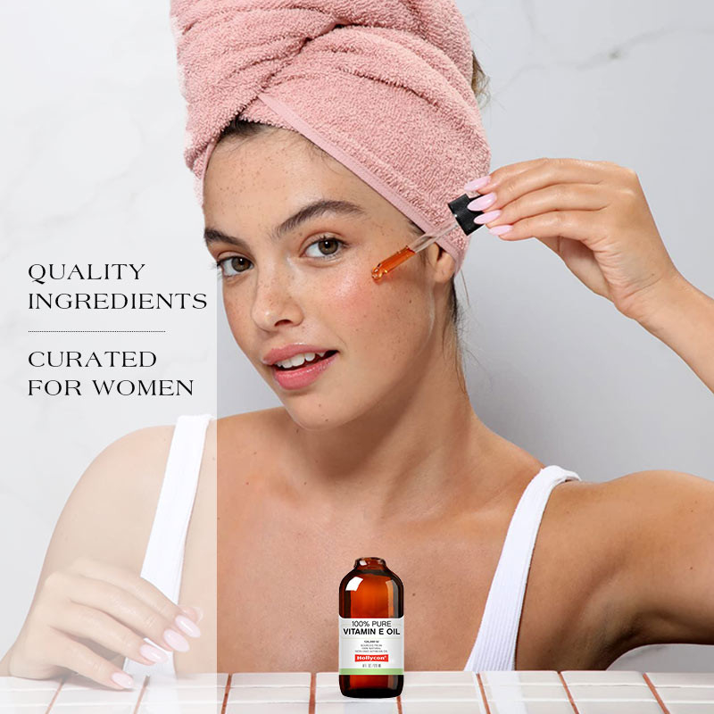 OEM 100% Pure Vitamin E Oil Drops for Skin Rejuvenation and Scar Prevention