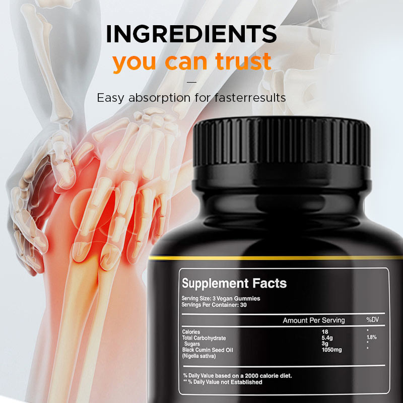 Black Seed Oil Supplement Organic Black Seed Oil Gummies For Immune Support
