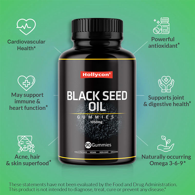 Black Seed Oil Supplement Organic Black Seed Oil Gummies For Immune Support