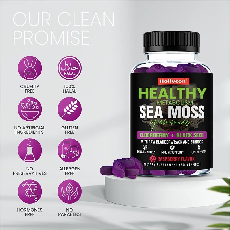 Sea Moss Gummies For Strong Hair Irish Sea Moss Gummies For Immune Support