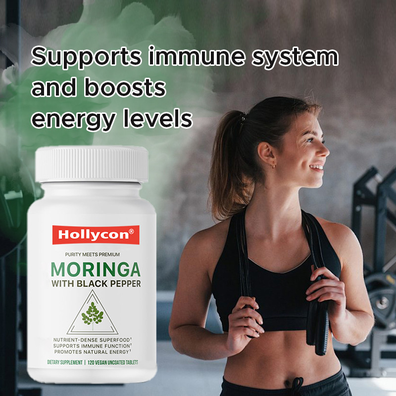 Organic Moringa Tablets Immune Support Energy Boost and Enhanced Absorption