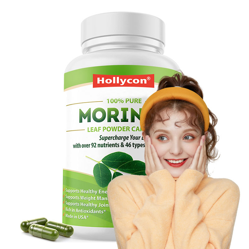 Moringa Capsules Moringa Powder Organic Moringa Leaf Support Energy Metabolism Immune Factory