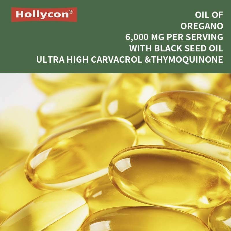 Organic Oregano Oil Softgels 6000mg Oil of Oregano Softgels For Immune Support