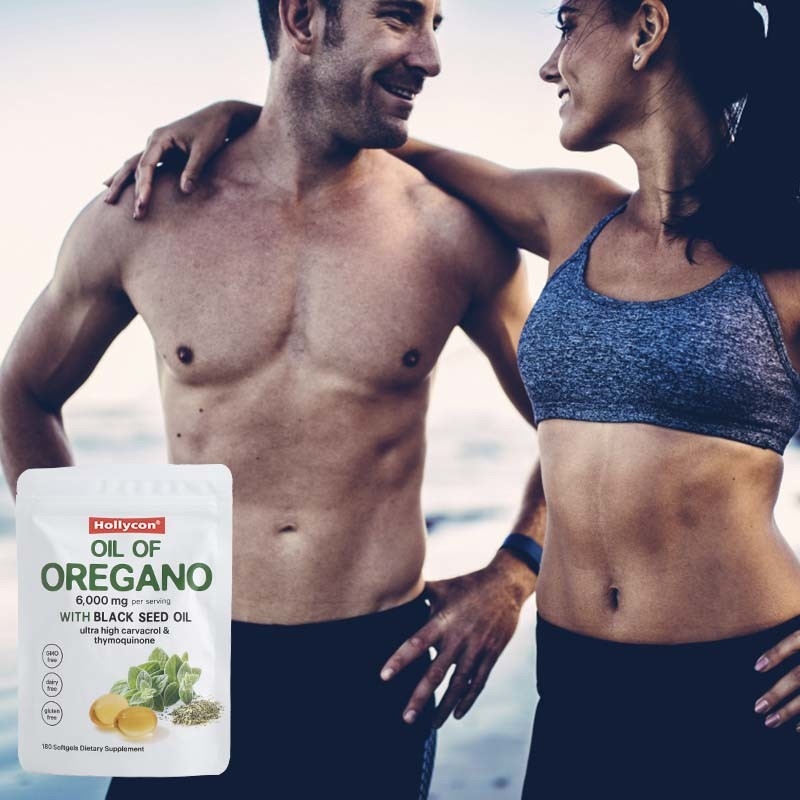 Organic Oregano Oil Softgels 6000mg Oil of Oregano Softgels For Immune Support