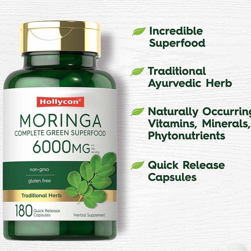 Moringa Powder Capsules For Joint Support Moringa Powder Supplement For Good Sleep