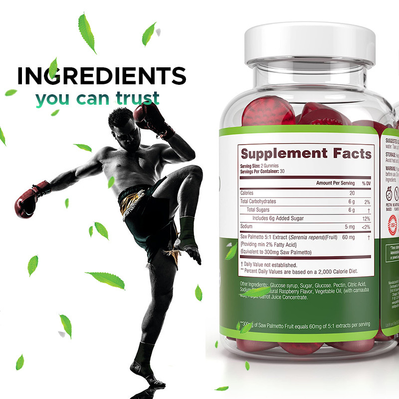 Saw Palmetto Gummies For Man And Women Hormonal Balance Saw Palmetto Supplement
