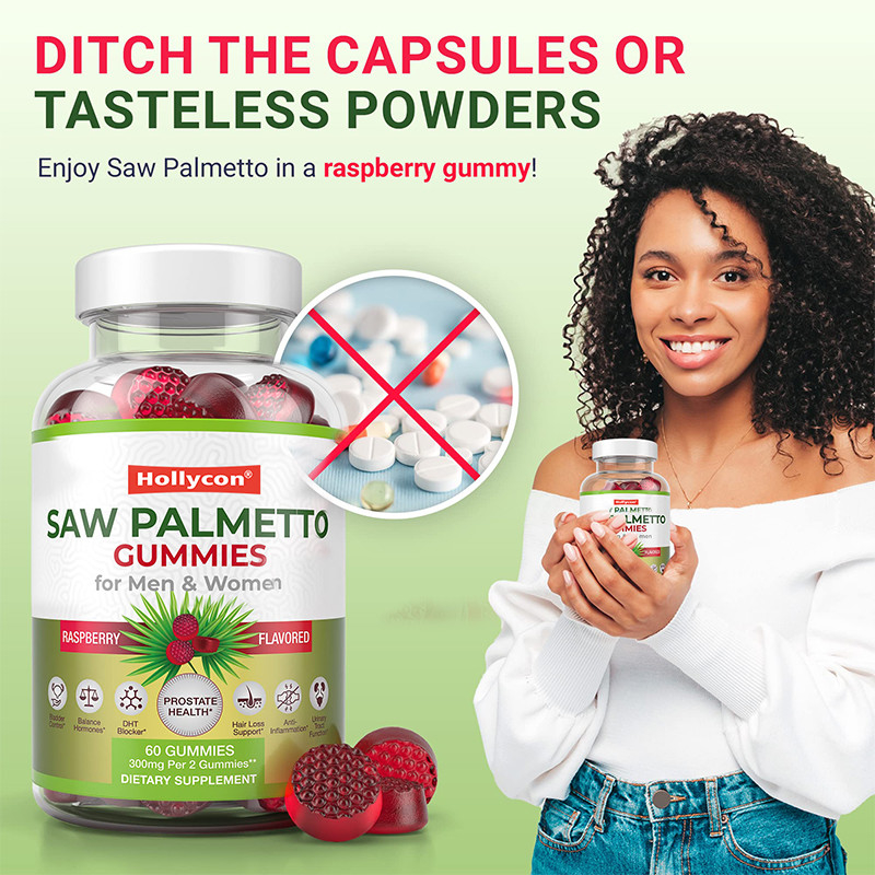 Saw Palmetto Gummies For Man And Women Hormonal Balance Saw Palmetto Supplement