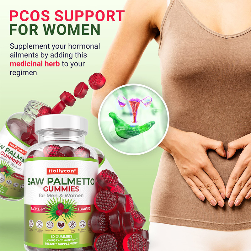 Saw Palmetto Gummies For Man And Women Hormonal Balance Saw Palmetto Supplement