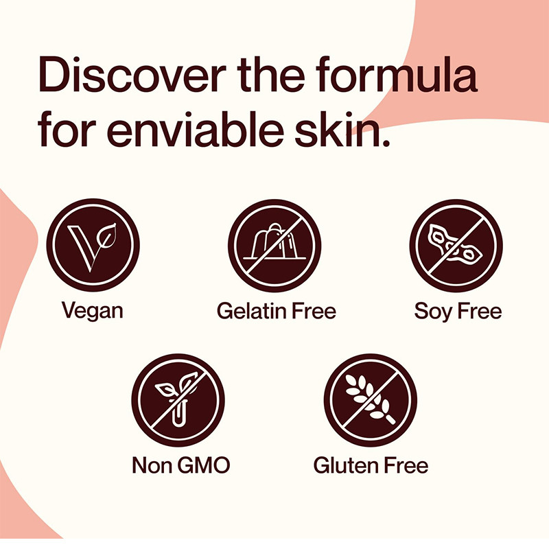 Skin Retinol Gummies with Biotin for Glowing Skin Hair and Nails Anti-Aging