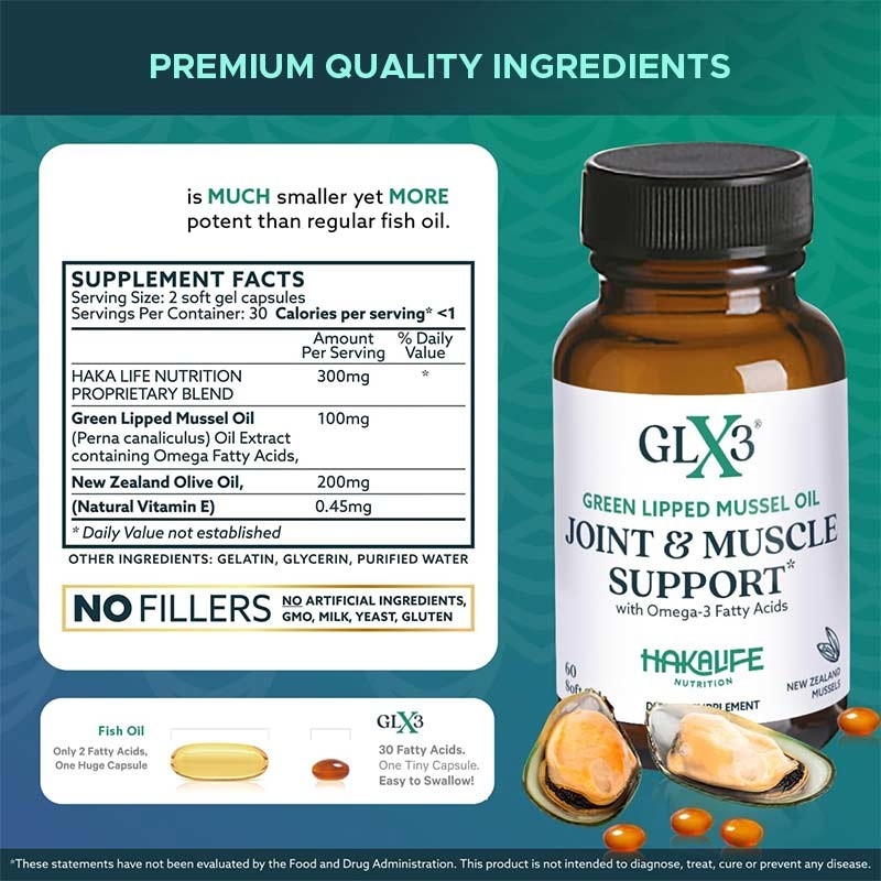 Green Lipped Mussel Softgels Omega 3-6-9 Joint Support Supplement Omega-3 Supplier