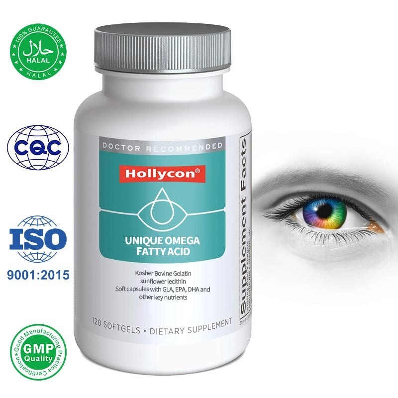OEM Factory Manufacture Unique Omega Fatty Acid Softgels For Dry Eye Relief