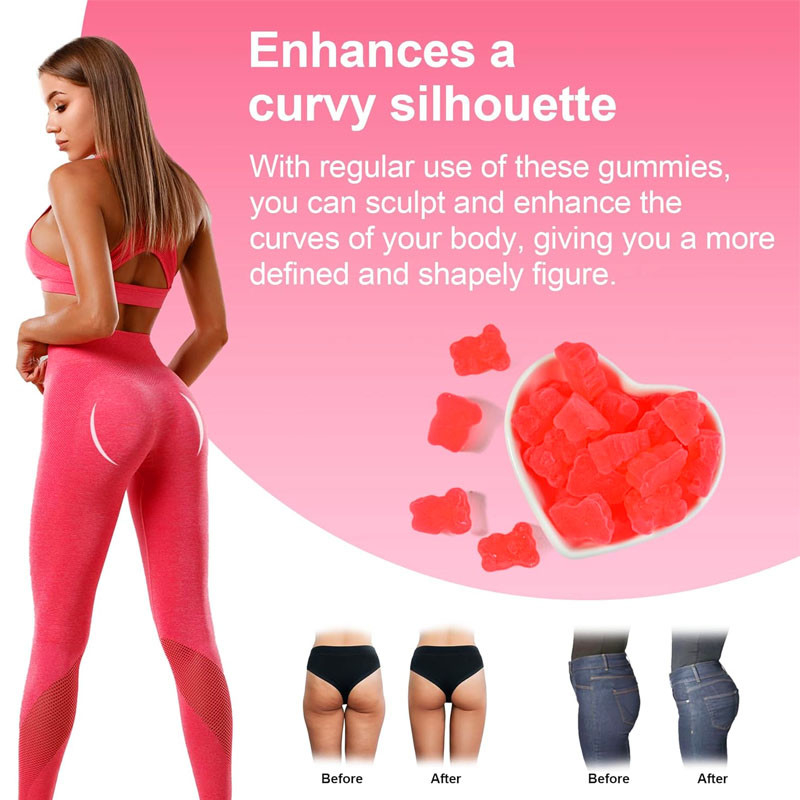 OEM Hip Butt Gummies For Women Butt Enhancing Supplement For Butt Lift