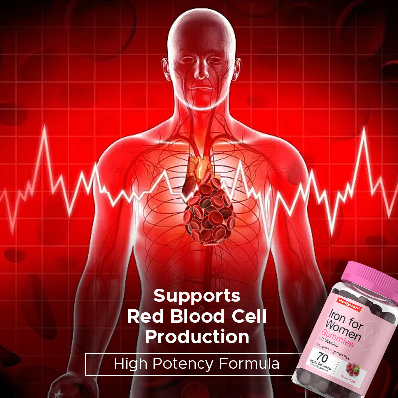 Iron Gummies For Women 18mg Iron Gummies For Red Blood Cell Production
