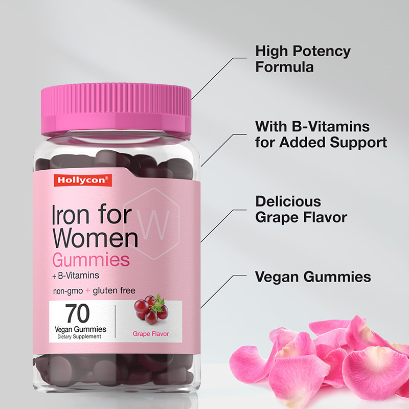Iron Gummies For Women 18mg Iron Gummies For Red Blood Cell Production