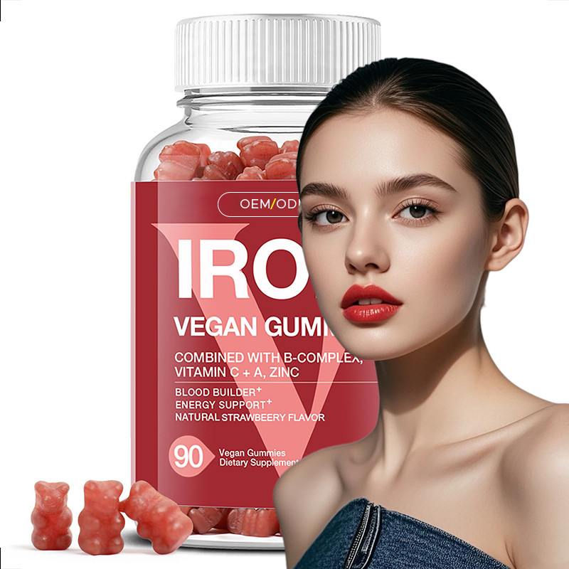 Iron Gummies For Men and Women Iron Vegan Gummies For Red Cell Producte