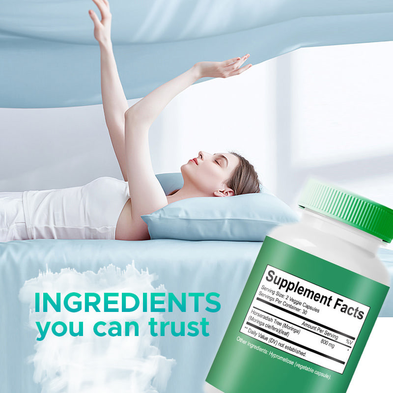 Moringa Powder Capsules For Support Healthy Energy Levels Moringa Powder Capsules
