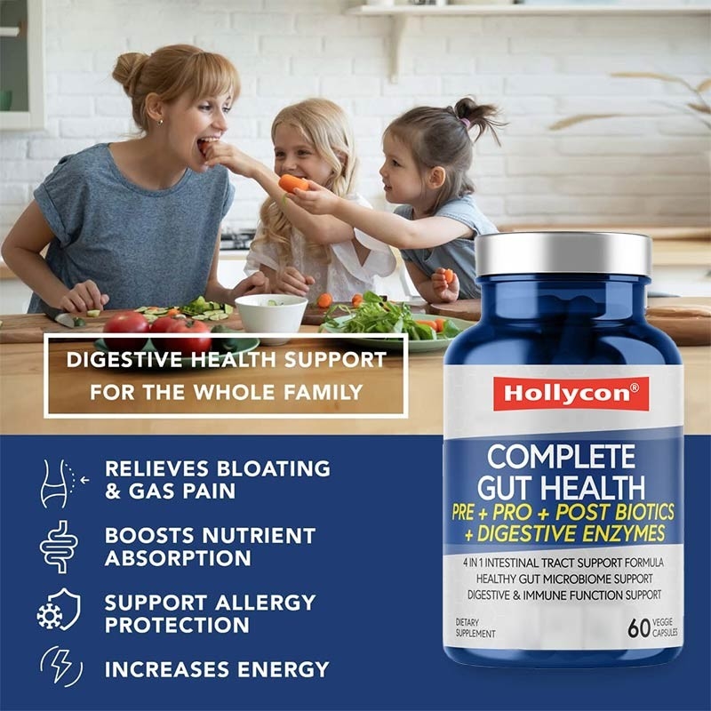 Factory Probiotics for Women and Men Digestive Enzymes Capsules Gut Health Supplement