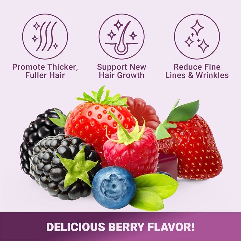Hair Growth Accelerator Soft Chews Gummies Hair Growth Gummies For Strength Hair