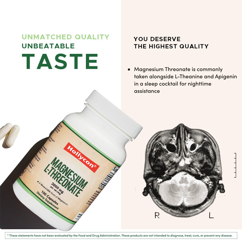 Factory L Threonate Magnesium Capsules Calcium Zinc Supplements Support Sleep and Cognitive Function