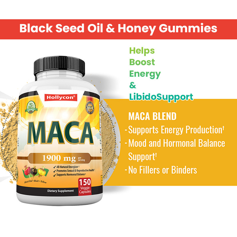 Maca Root Capsule Powerful Energy Capsules For Men Mood And Hormonal Balance
