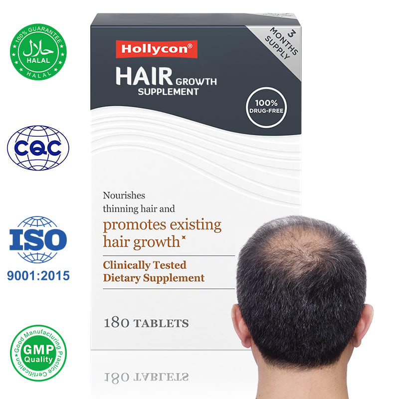 In Stock Factory Men's Hair Growth Supplements Man Hair Growth Vitamins Tablets