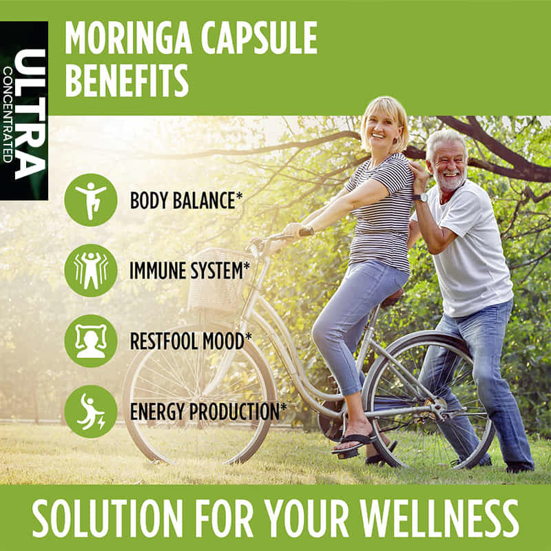 Factory Pure Moringa Capsules Support Immune Digestive Moringa Powder Capsules