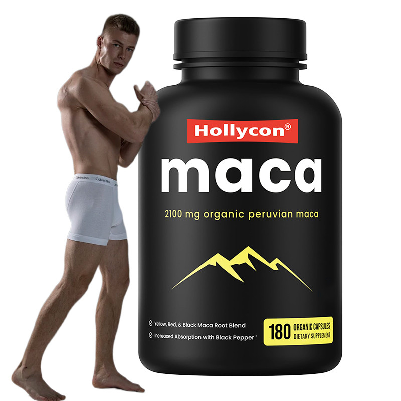 Maca Root Capsules For Men 2100mg Organic Maca Root Blend For Mood Support