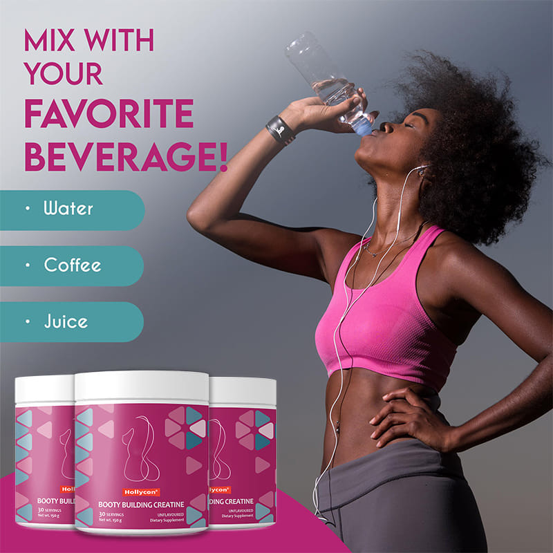 Booty Building Creatine Powder For Women Creatine Monohydrate Powder For Booty Gain