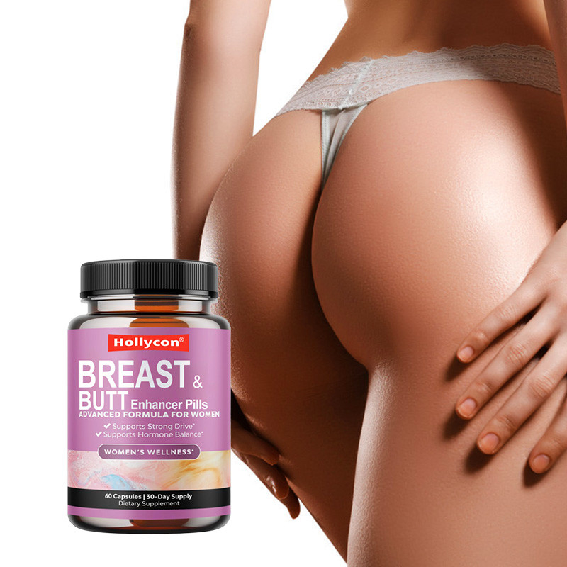 Supplier Breast and Butt Enhancer Pills Support Thicker and More Defined Curves