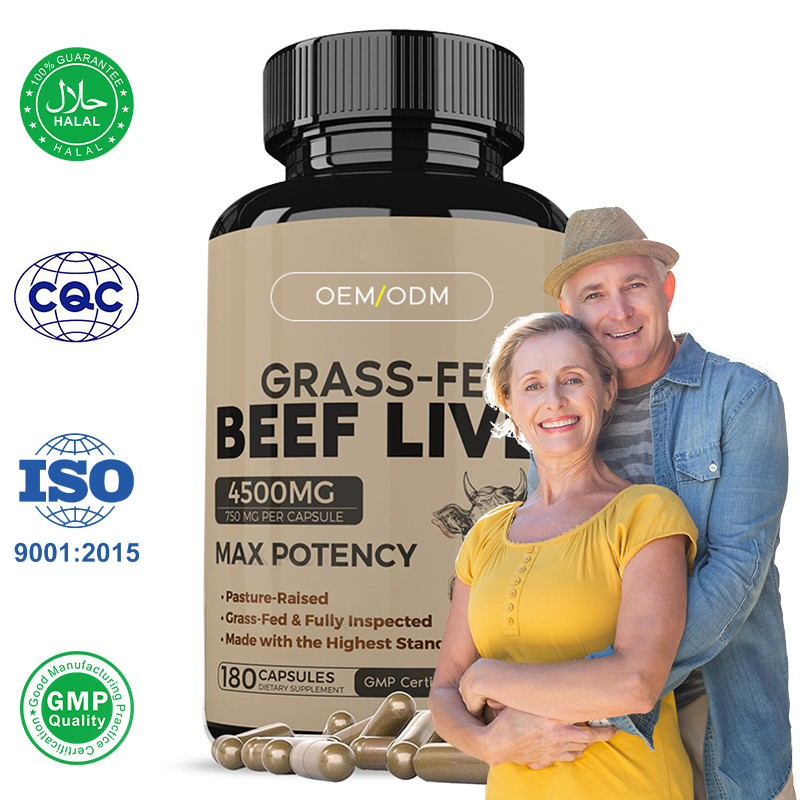 Grass Fed Desiccated Beef Liver Capsules For Men And Women Beef Liver Capsules