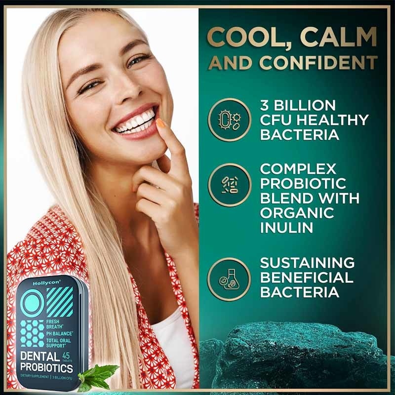 Manufacturer Dental Probiotic Tablets Supports Healthy Oral Bacteria to Fight Bad Breath