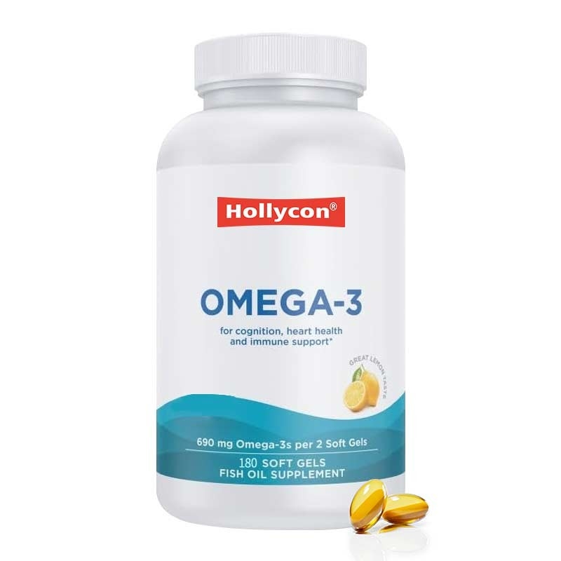 Omega-3 Soft Gels EPA & DHA For Immune Support Brain & Heart Health