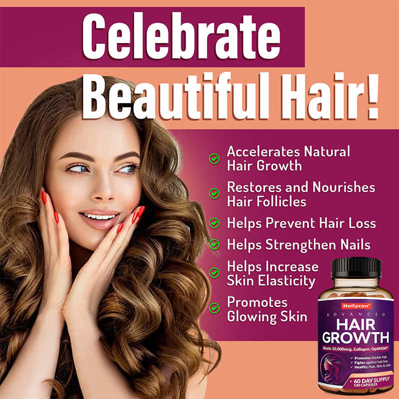 Wholesale Hair Growth Vitamins for Women Regrow Stronger Healthier Hair Skin and Nails