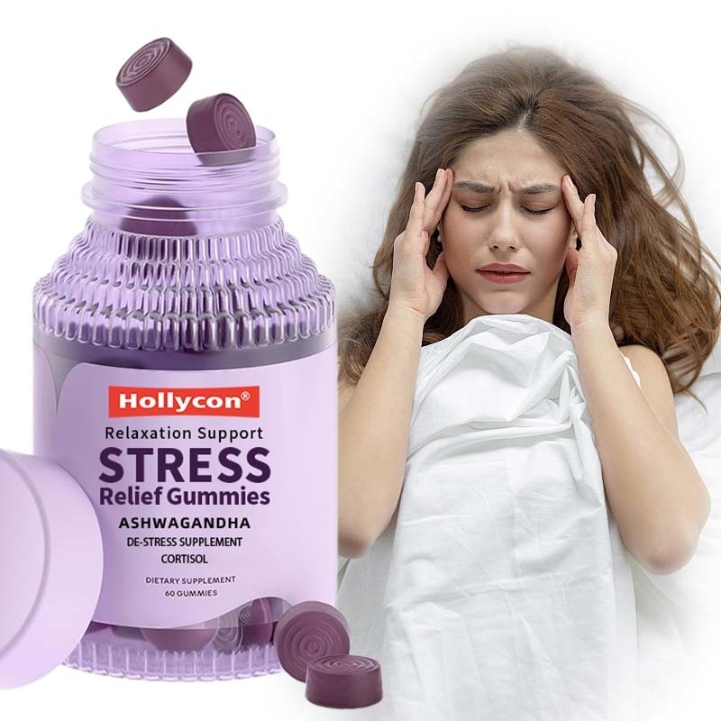 Wholesale Stress Relief Gummies Support Relaxation Healthy Cortisol and Sleep