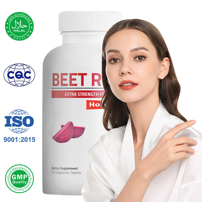 OEM Beet Root Capsules For High Blood Pressure 500mg Organic Beet Root Extract