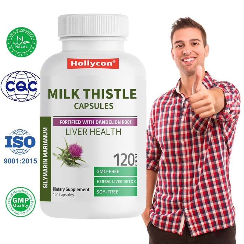 Factory Milk Thistle Capsules Liver Health Support Antioxidant Support And Detox