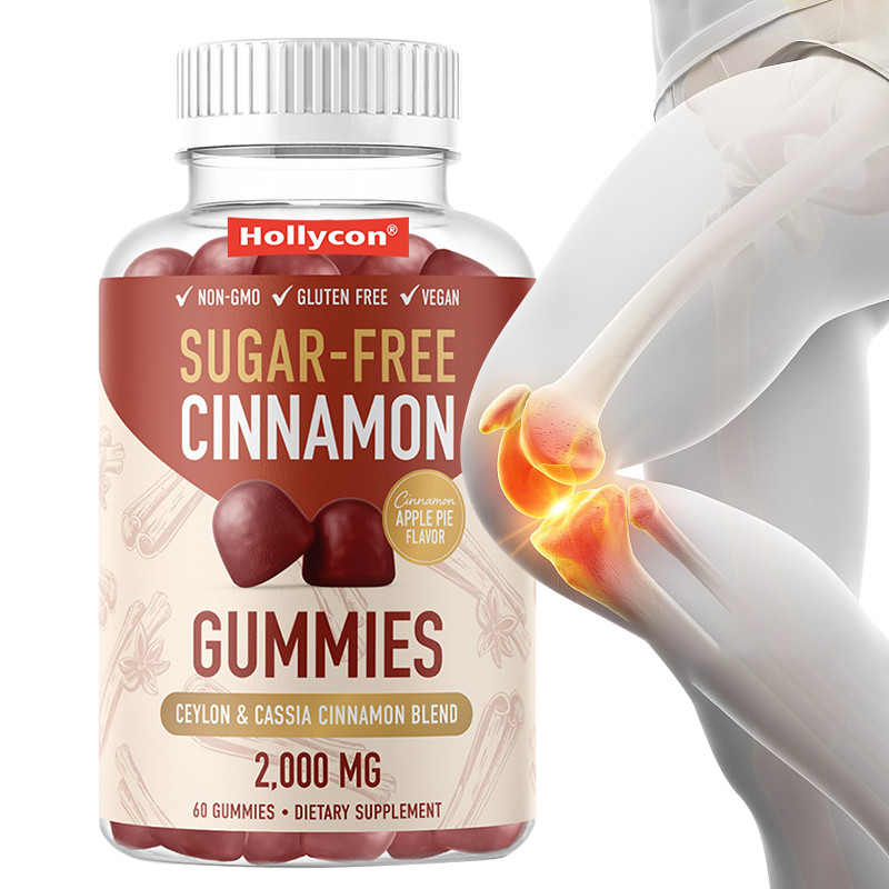 Sugar-Free Cinnamon Gummies 1000mg Ceylon Cinnamon Extarct Gummies For  Immune Support