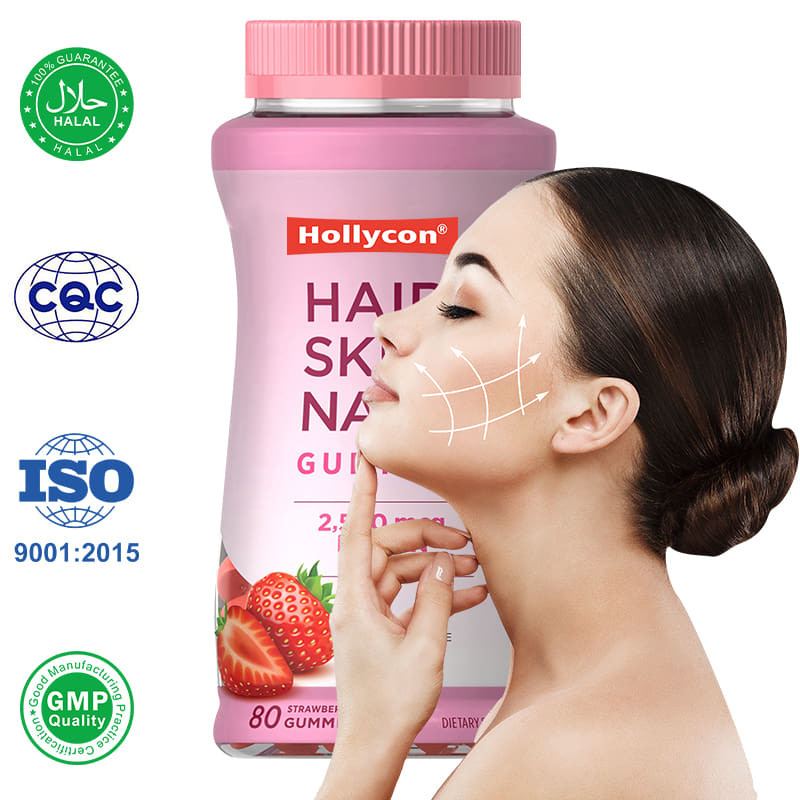 Hair Skin And Nails Gummies For Women 2500mcg Biotin For Hair Growth Biotin Gummies